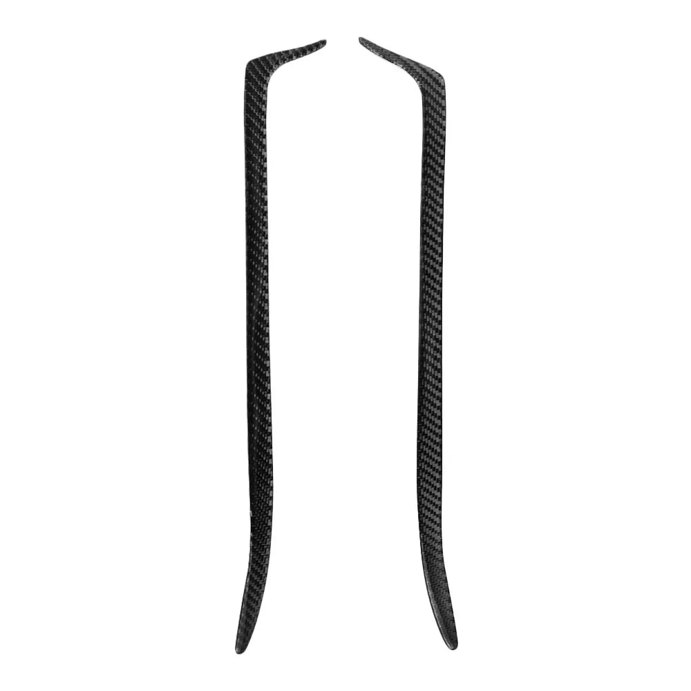 "BMW E36 Carbon Fiber Headlight Eyebrows - Black"