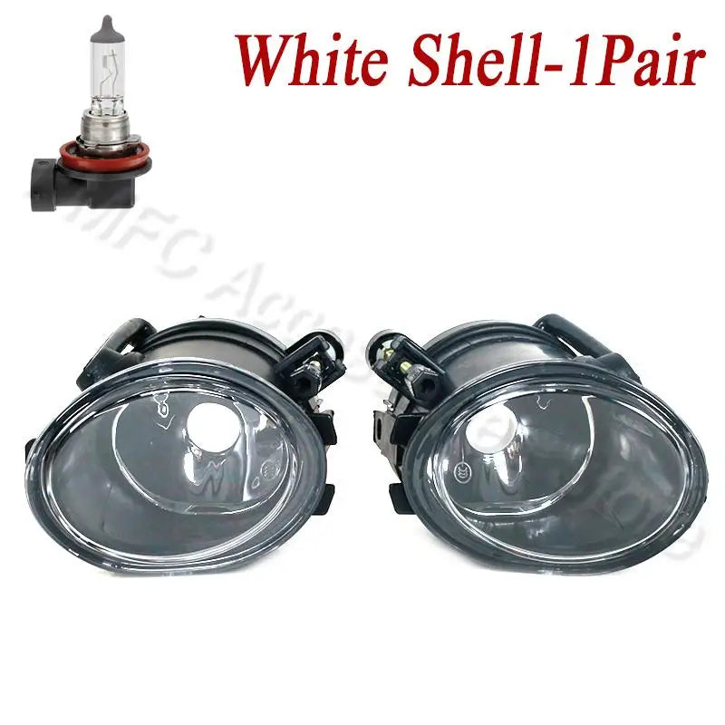 Front Bumper Fog Lamp Assembly with Bulb for BMW 3 Series, M5 E39, M3 E46 - JustUsRacers