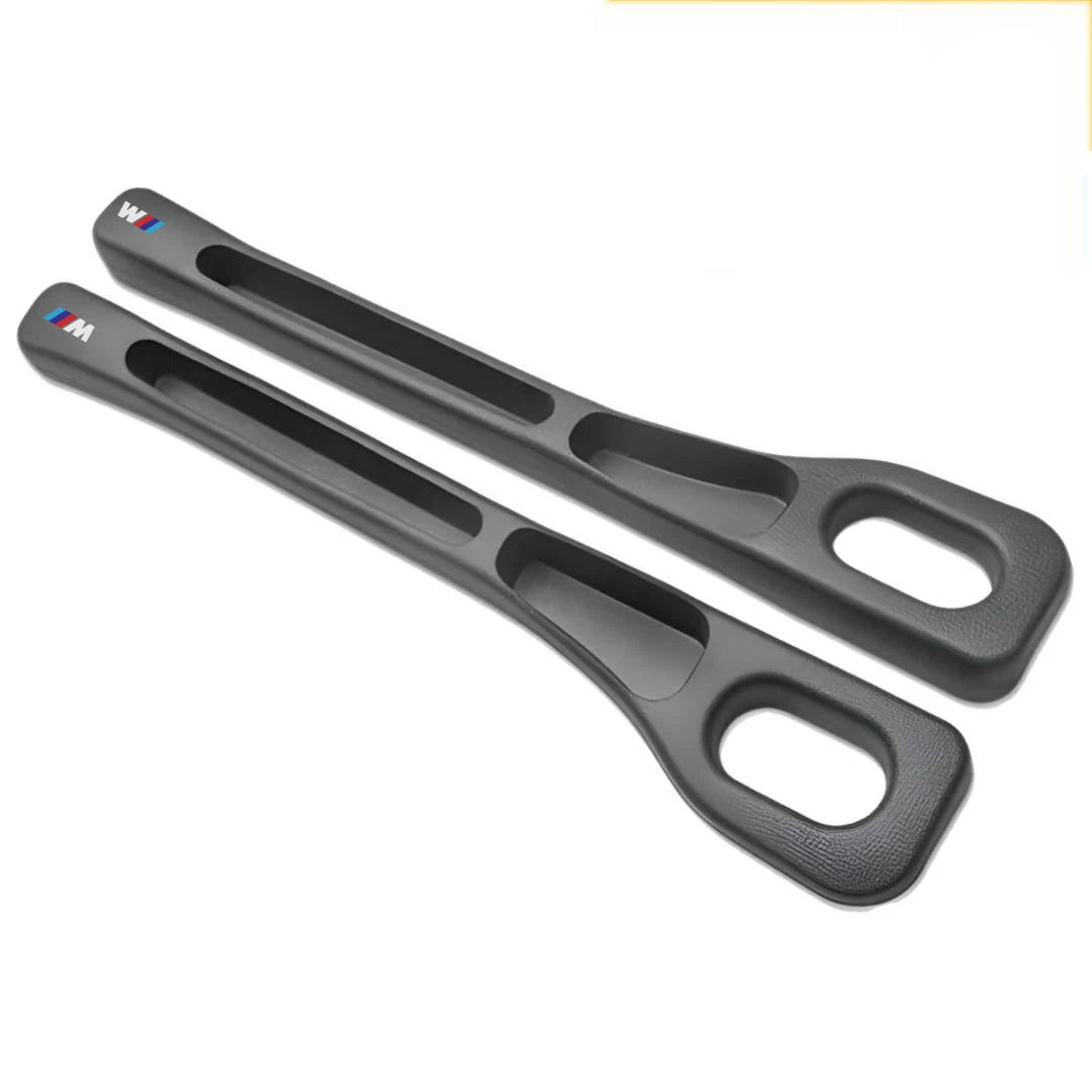 Two BMW door handle gap fillers included in set.

or

Set of two BMW car door handle gap fillers.