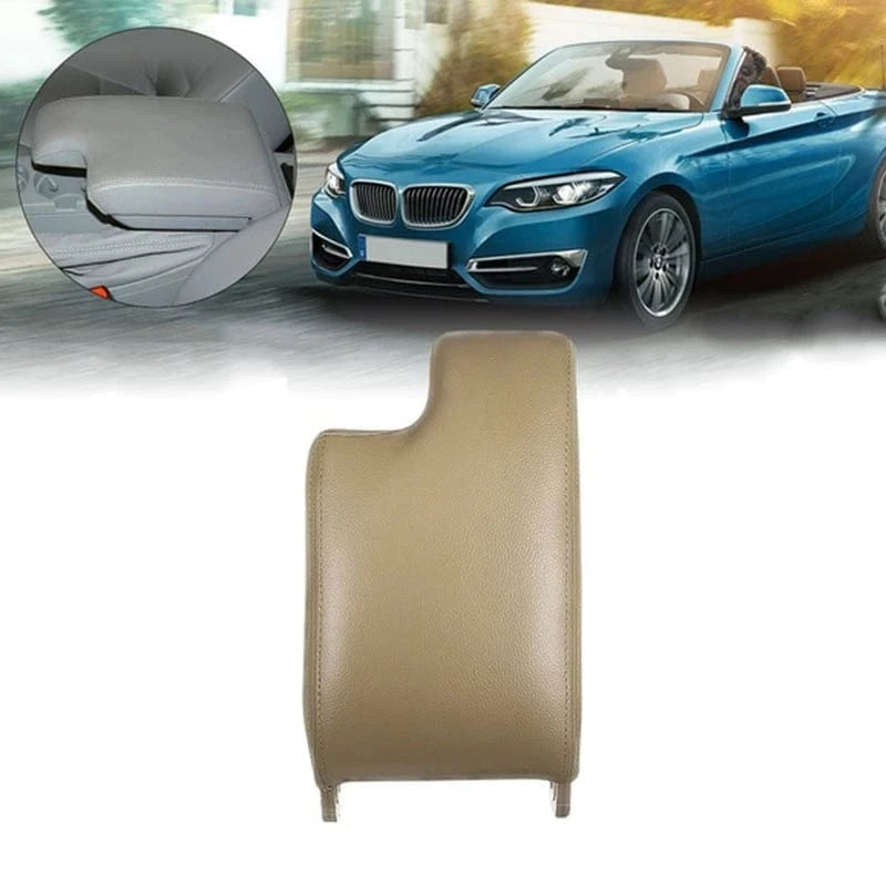 1Pcs Leather Armrest with Plastic Plate for BMW E46 3 Series 1999-2005 Left Hand Drive Beige - JustUsRacers