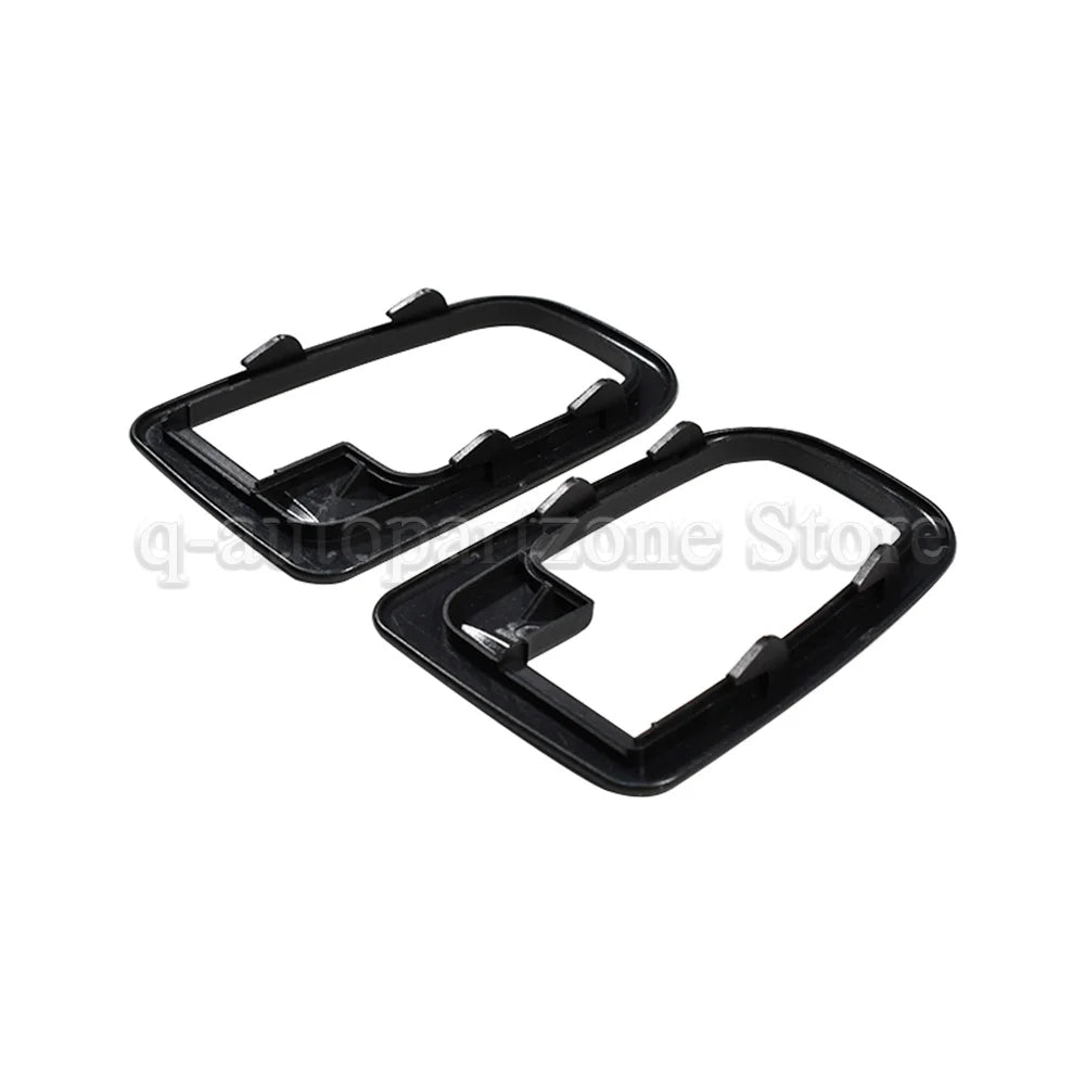 Black plastic door handle trim for BMW E36 (1992-1999) interior doors.