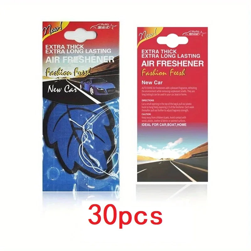 Car Air Freshener Natural Scented Tea Paper (3–60pcs) - JustUsRacers