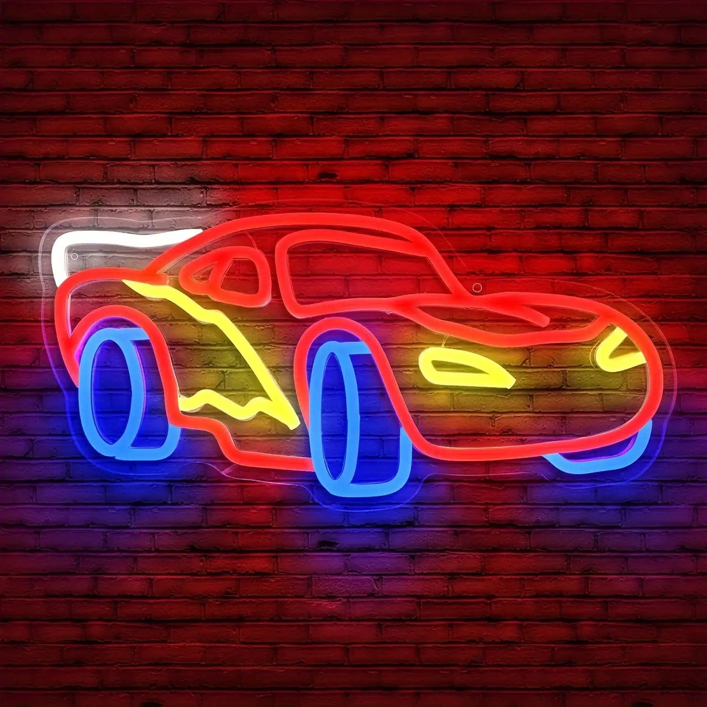 Car Neon LED Racing Sign for Bedroom or Game Room - JustUsRacers
