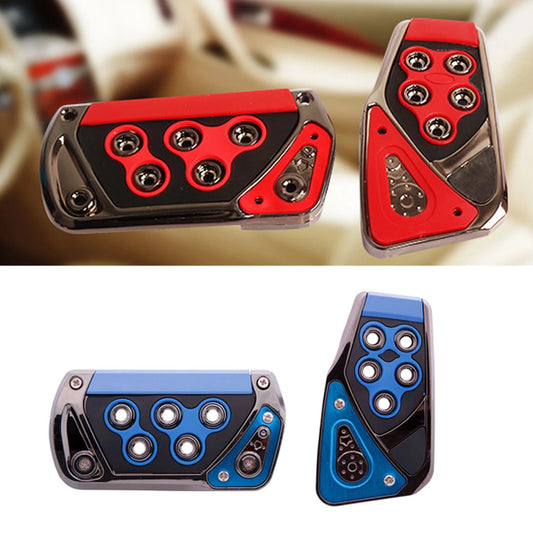 'Lighter-weight pedal covers in two modern hues — fits multiple vehicles. Enhance your ride's look without breaking the bank.