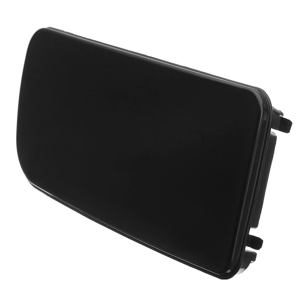 Black plastic BMW E36 fog light cover set for vehicles (1992-1998).