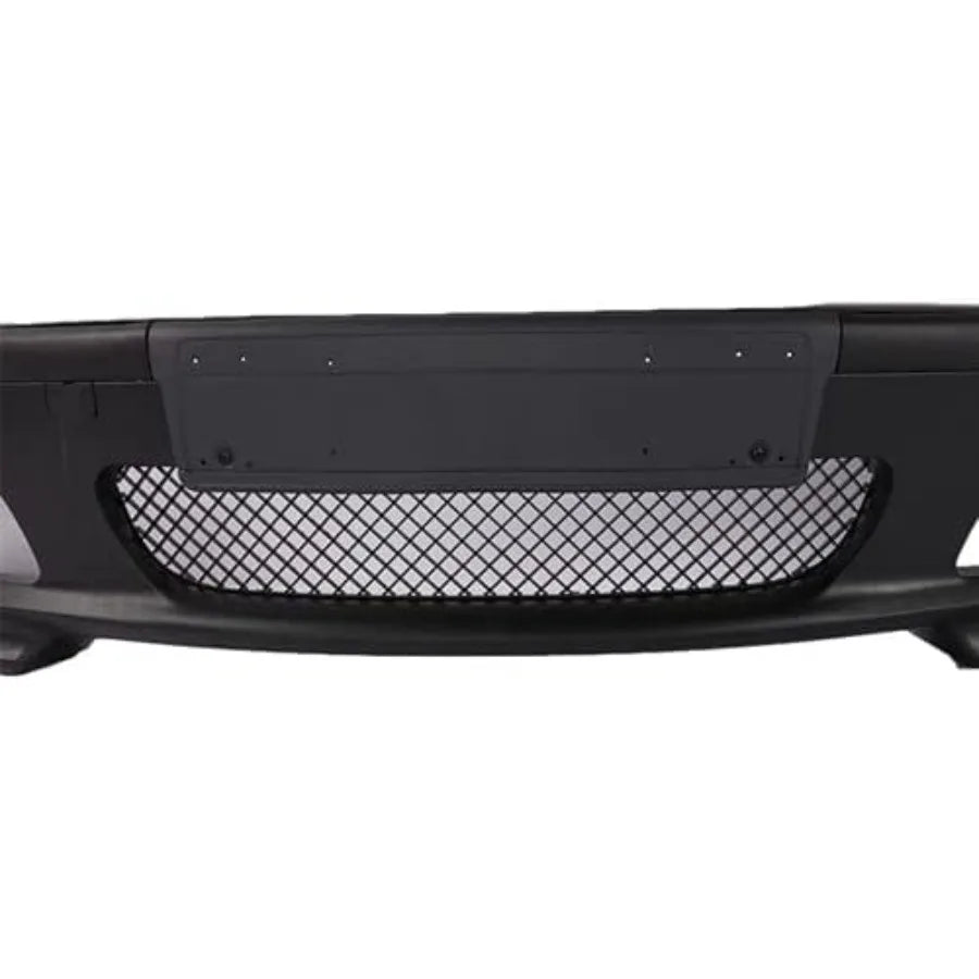 'BMW E46 Mtech II bumper — fitment: 99-06 323i/iX/325i/328i/330i. Replacement front bumper cover in OEM+ style.'