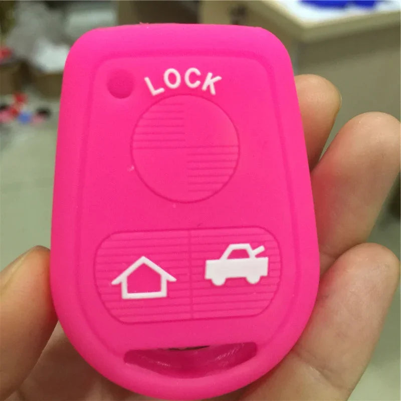 Silicone Rubber Car Key Fob Cover for BMW (Old 3-Button Remotes) - JustUsRacers