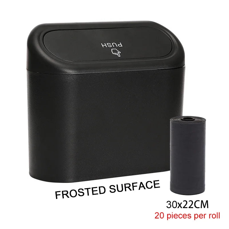 Hanging Car Trash Can with Lid - JustUsRacers