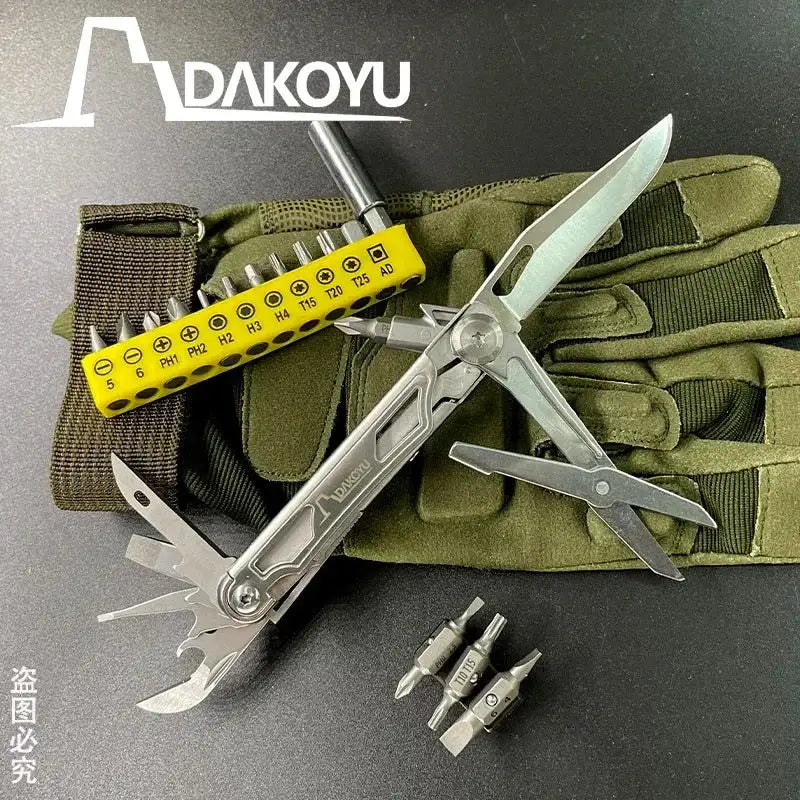DAKOYU 14-in-1 Mini Portable Multifunctional EDC Multi Tool - JustUsRacers
