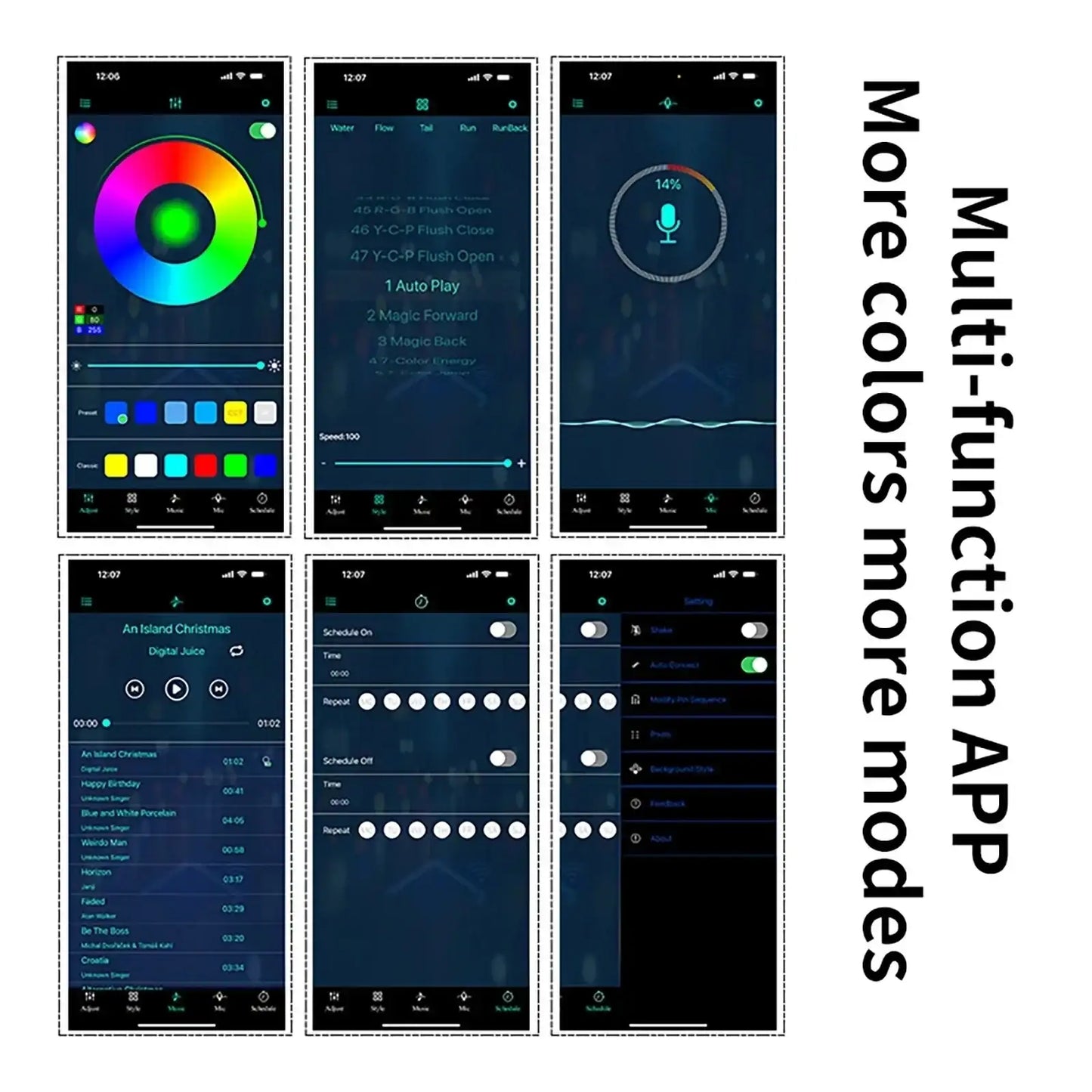 RGB Car Interior Ambient LED Light Strip (2–5M) - JustUsRacers