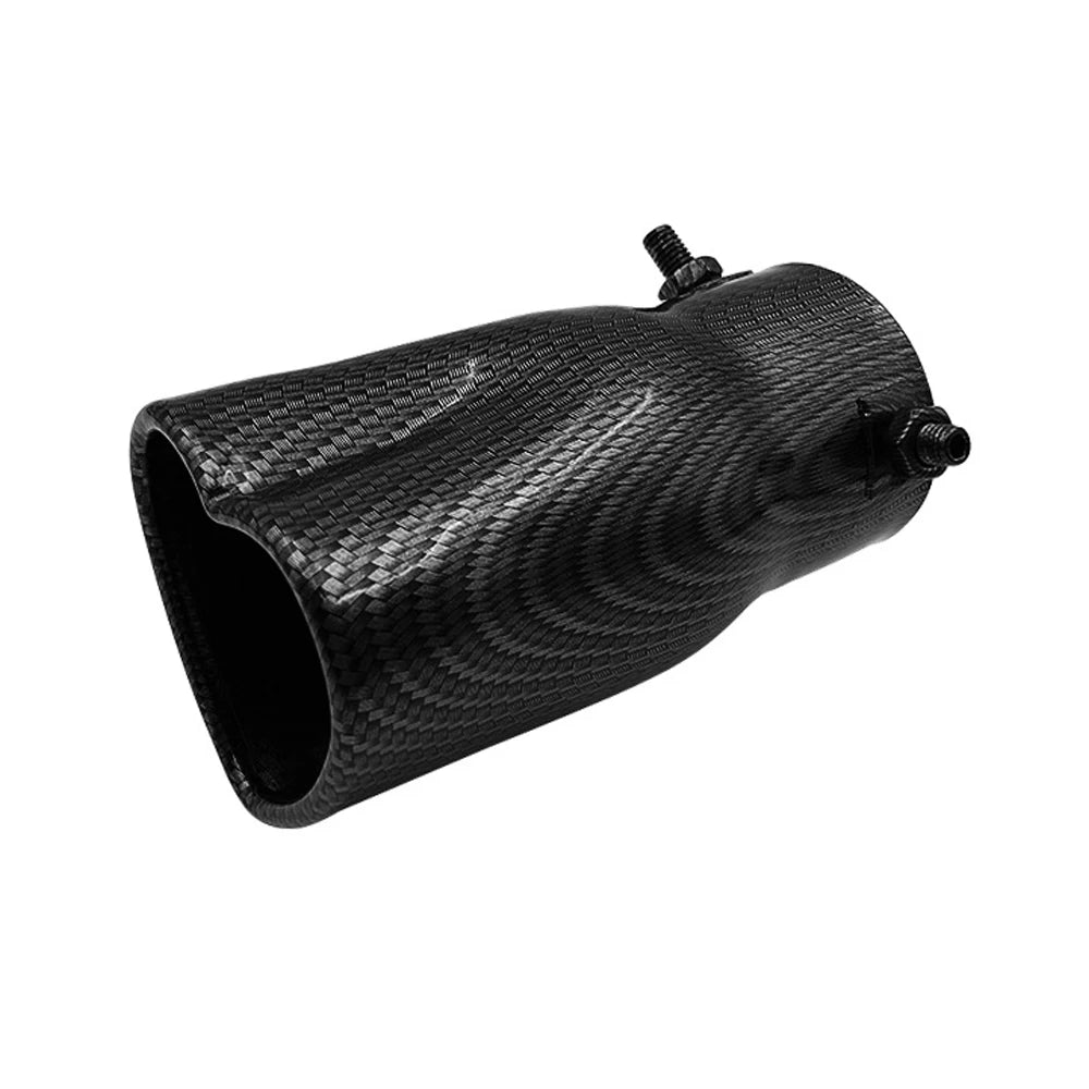Heart-shaped SS muffler. Stainless steel. Carbon-on-carbon exhaust system upgrade. Fits most makes. Premium performance sound