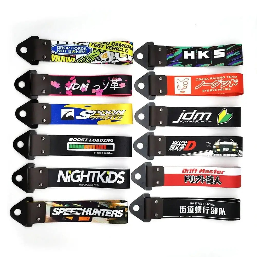JDM Racing Culture Car Pendant Tow Strap Belt - JustUsRacers