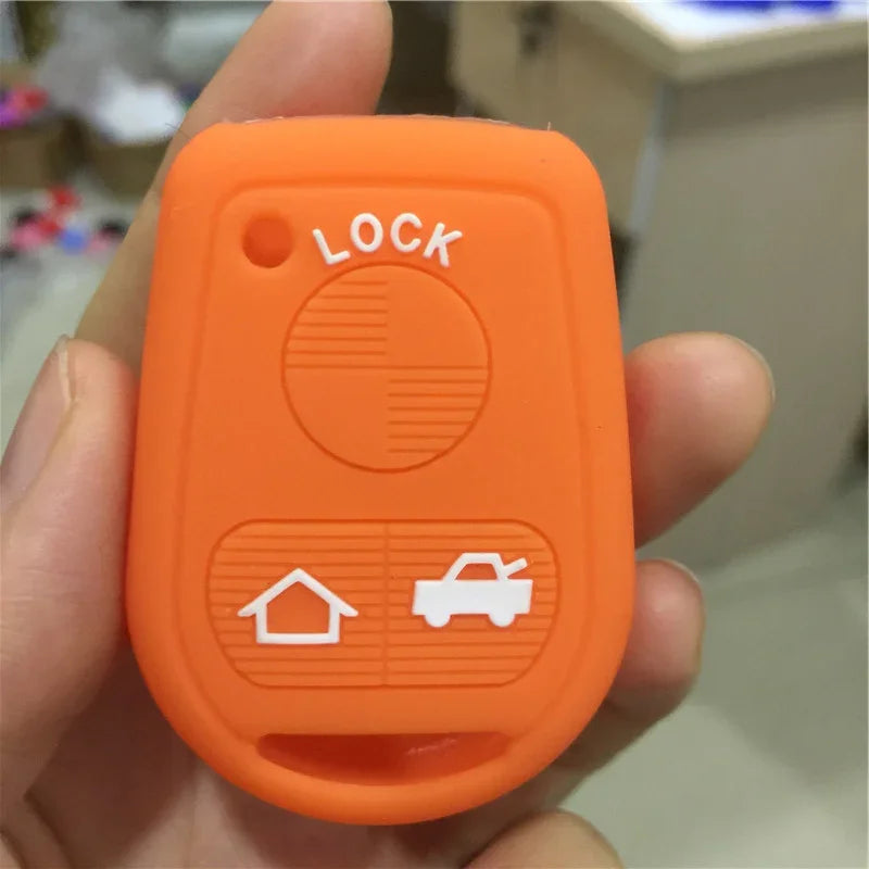 Silicone Rubber Car Key Fob Cover for BMW (Old 3-Button Remotes) - JustUsRacers