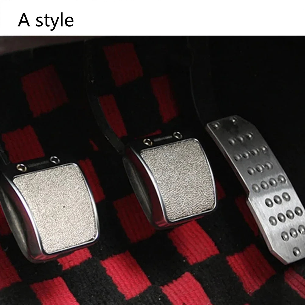 "Racing pedal set: Includes brake, clutch, and gas pedals for Honda Civic/Accord."