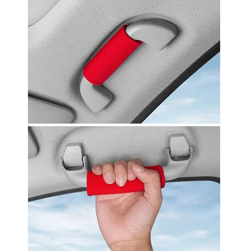 Soft Plush Car Roof Armrest and Handle Protector Cover - JustUsRacers