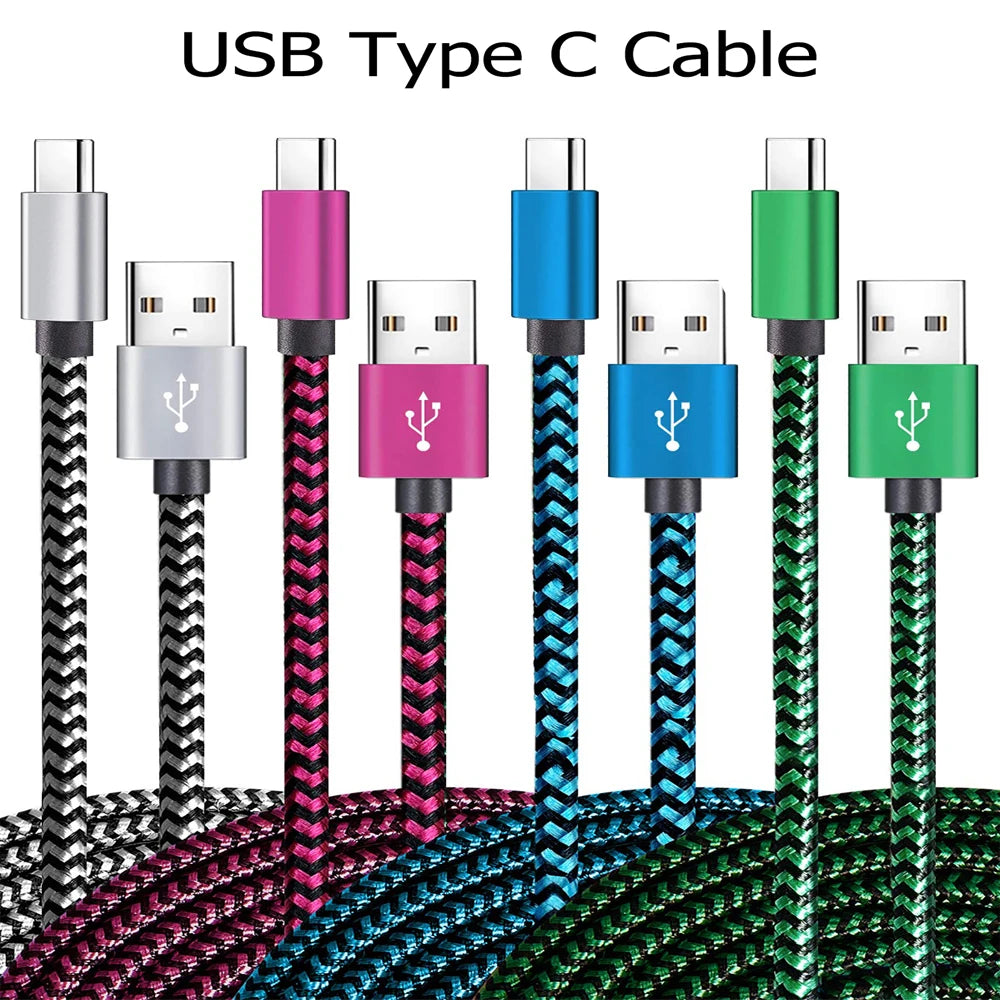 USB Type-C Fast Charging and Data Sync Cable - JustUsRacers