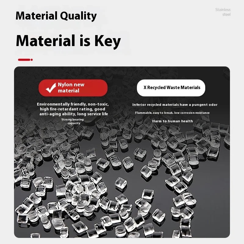 'Nylon threaded harness cable tie with push mount for wire organization. Universal fit.'