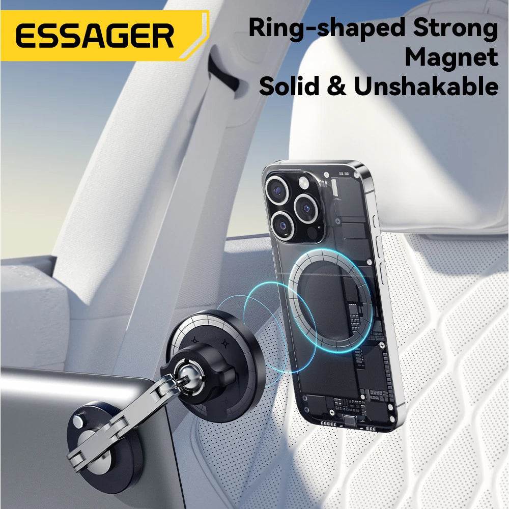 Essager 15W Magnetic Wireless Car Phone Holder - JustUsRacers