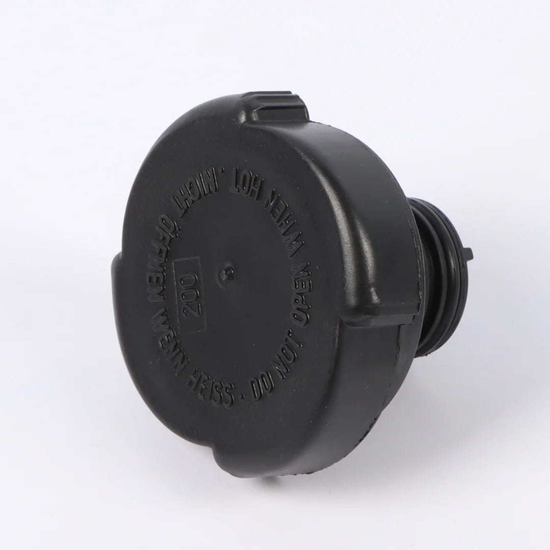 Black BMW E36 E46 expansion tank cap. Plastic construction.