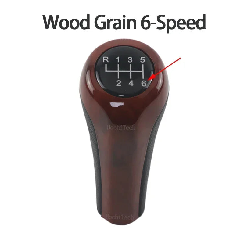 Red BMW shift knob with "Vorain Speed" inscription. Fits select BMW models including E30, E36, E46, E90, E60, and X5.