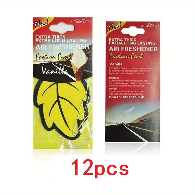 Car Air Freshener Natural Scented Tea Paper (3–60pcs) - JustUsRacers