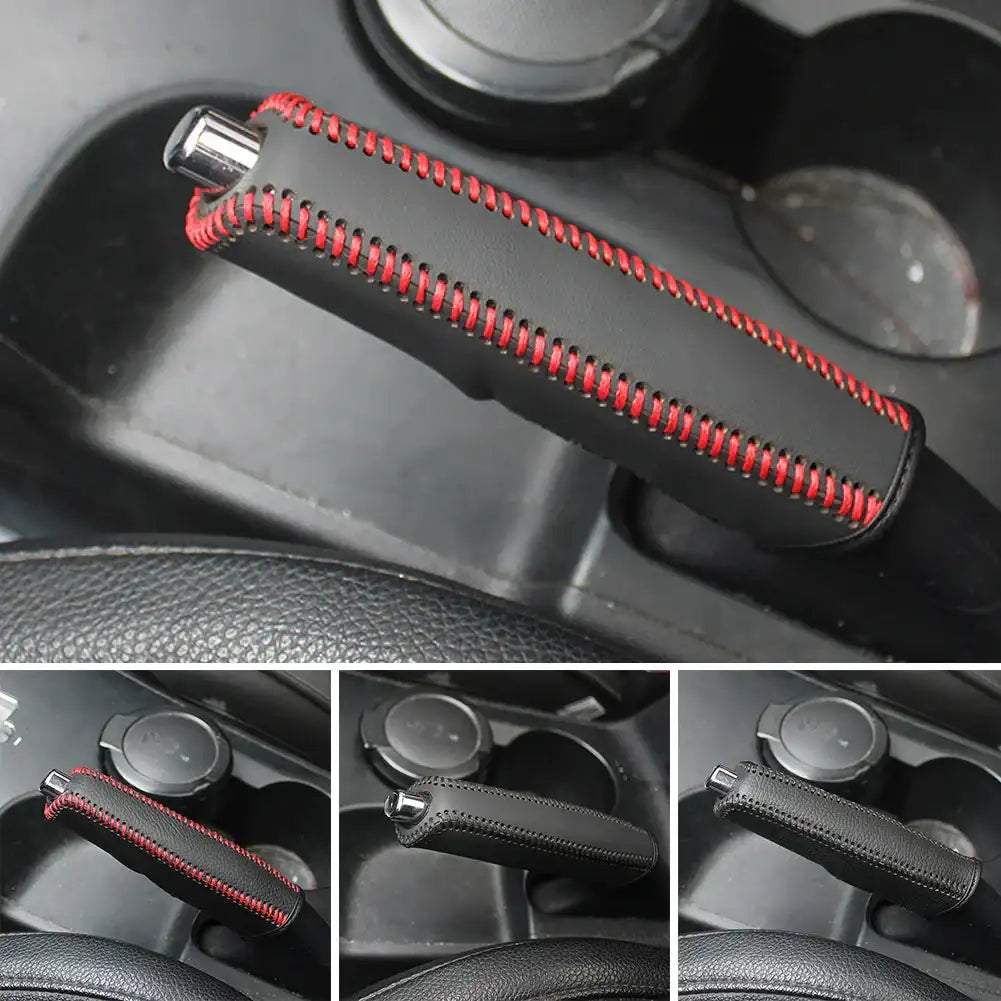 PU Leather Car Handbrake and Gear Shift Cover - JustUsRacers