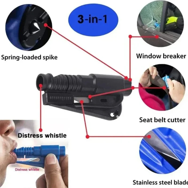 3-in-1 Multifunctional Car Emergency Hammer - JustUsRacers