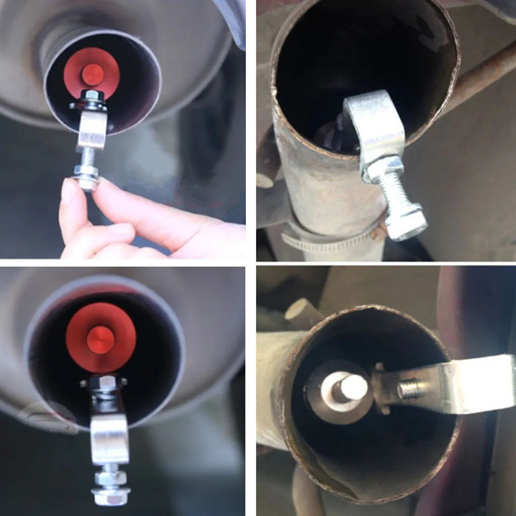"Universal car exhaust simulator: Turbo Sound Whistle in various sizes. Not a draining tool."
