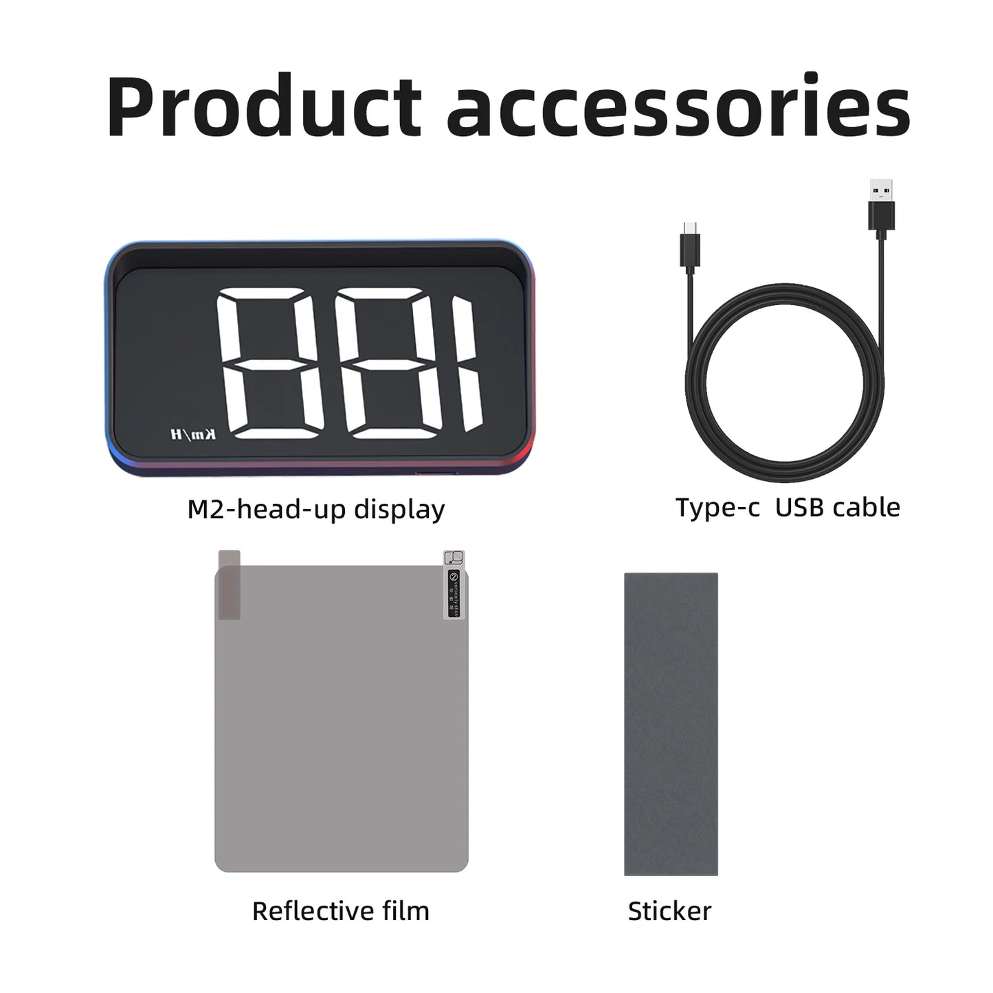 Car Head-Up HD Display M2 GPS Speedometer - JustUsRacers