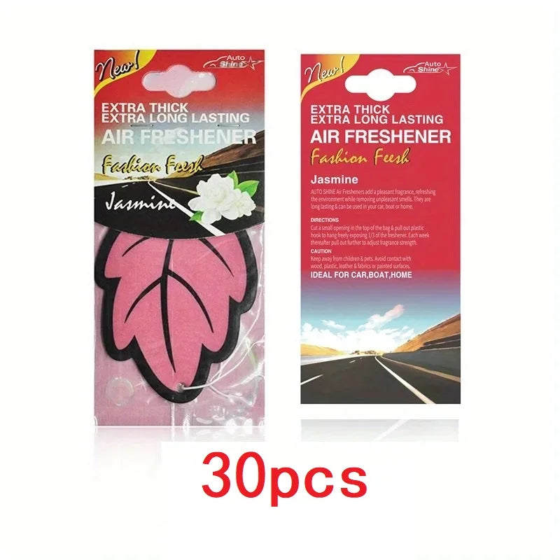 Car Air Freshener Natural Scented Tea Paper (3–60pcs) - JustUsRacers